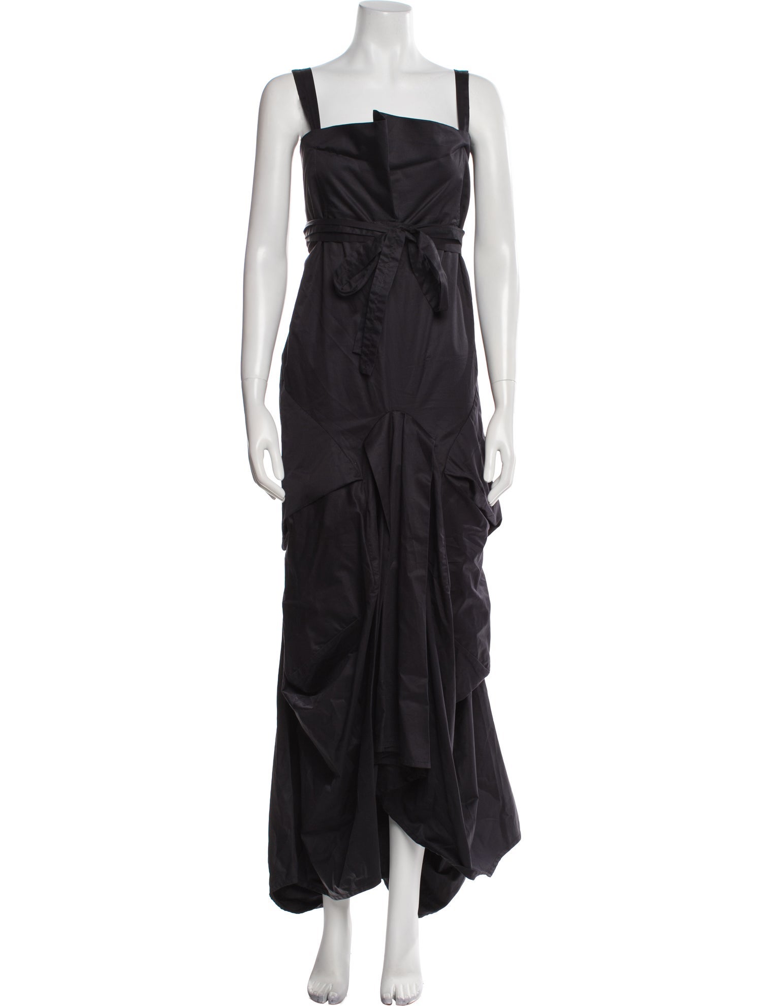 Maria Elena Villamil Square Neckline Long Dress