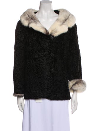 Maple Furriers Fur Faux Fur Jacket