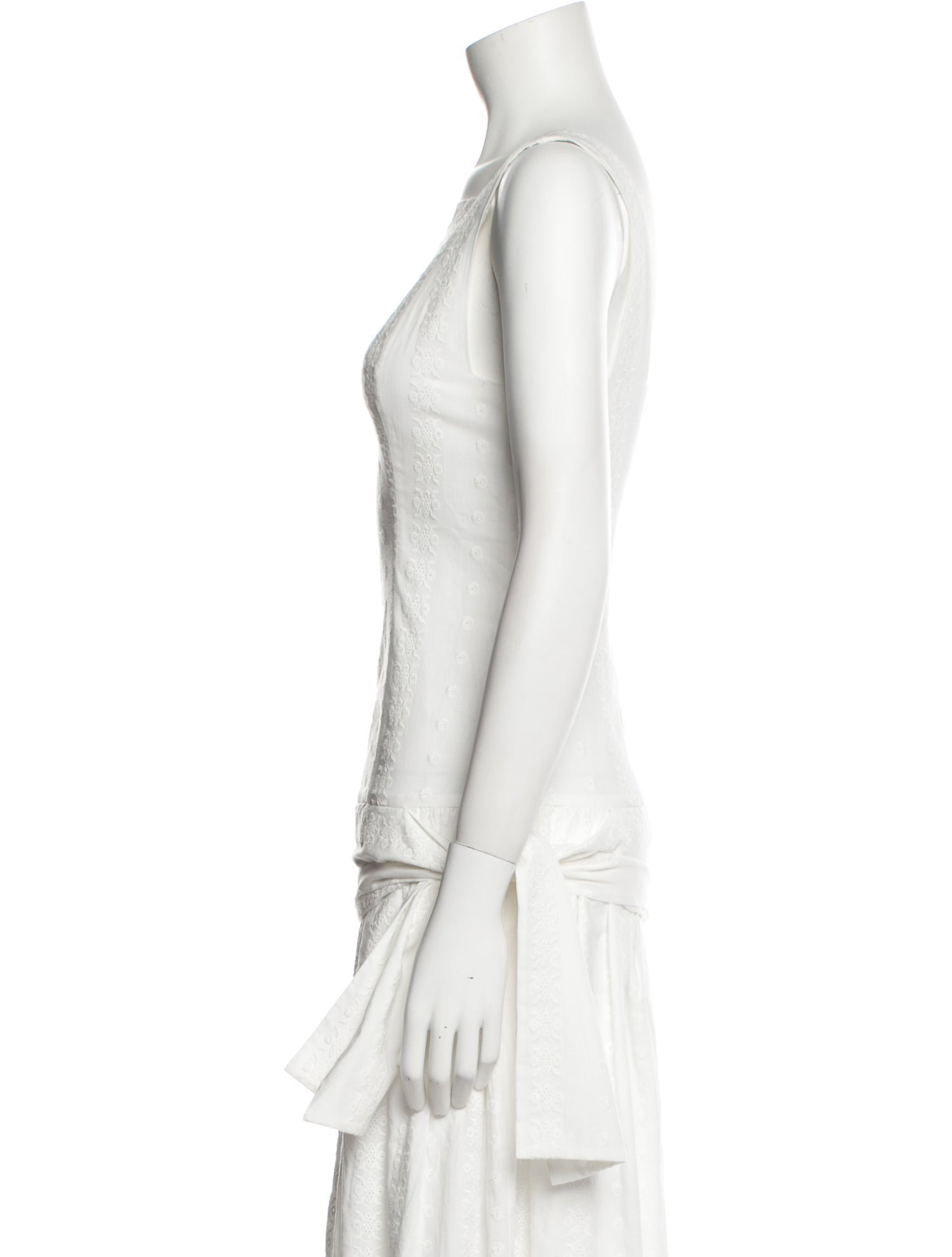 Mirror Palais Square Neckline Midi Length Dress