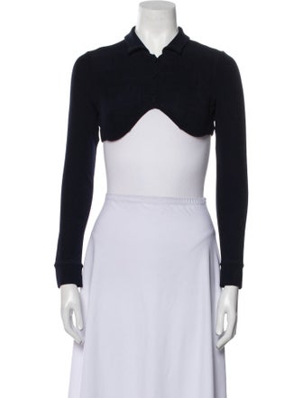 Mirror Palais Long Sleeve Crop Top