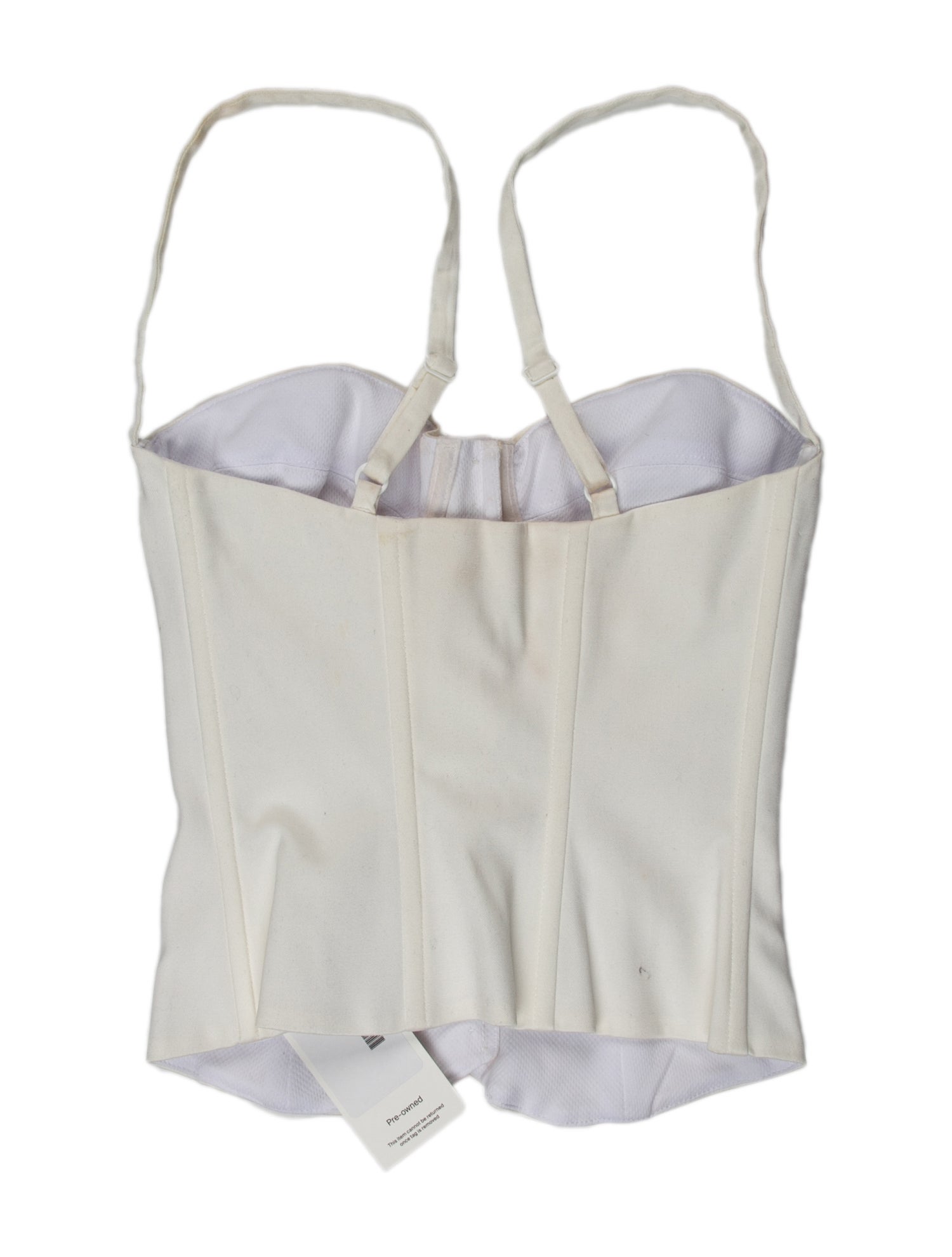 Mirror Palais Strapless Crop Top