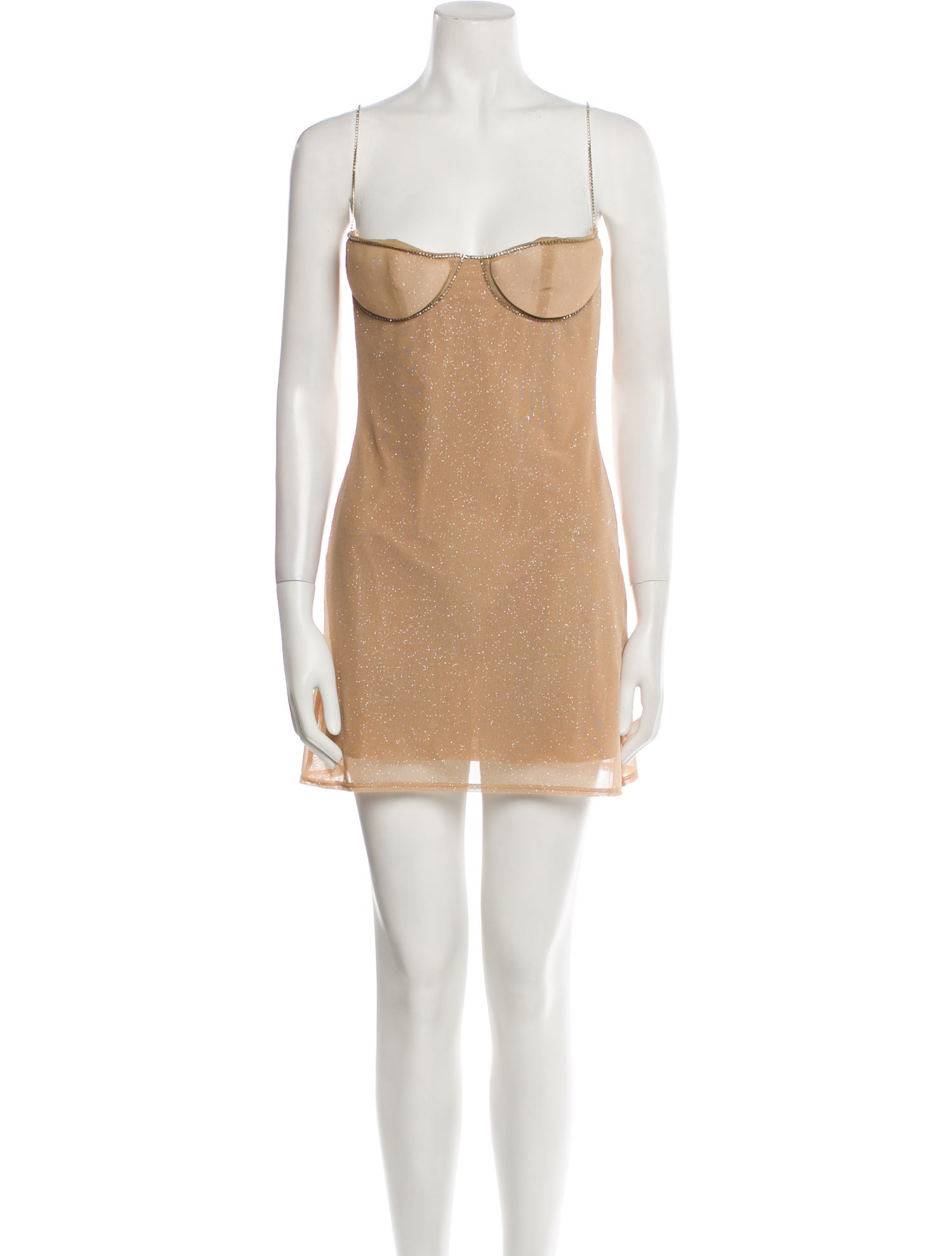 Mirror Palais Square Neckline Mini Dress