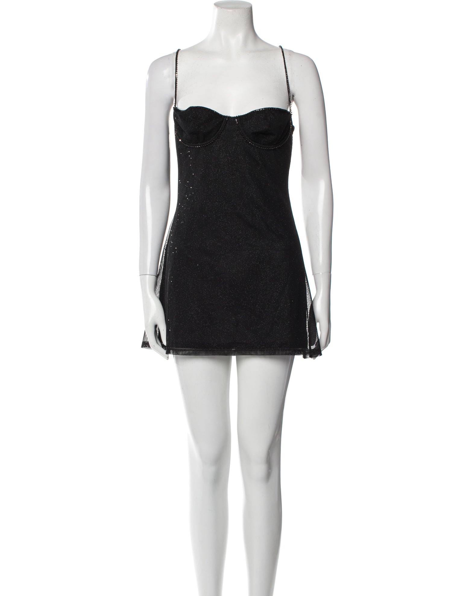 Mirror Palais Square Neckline Mini Dress