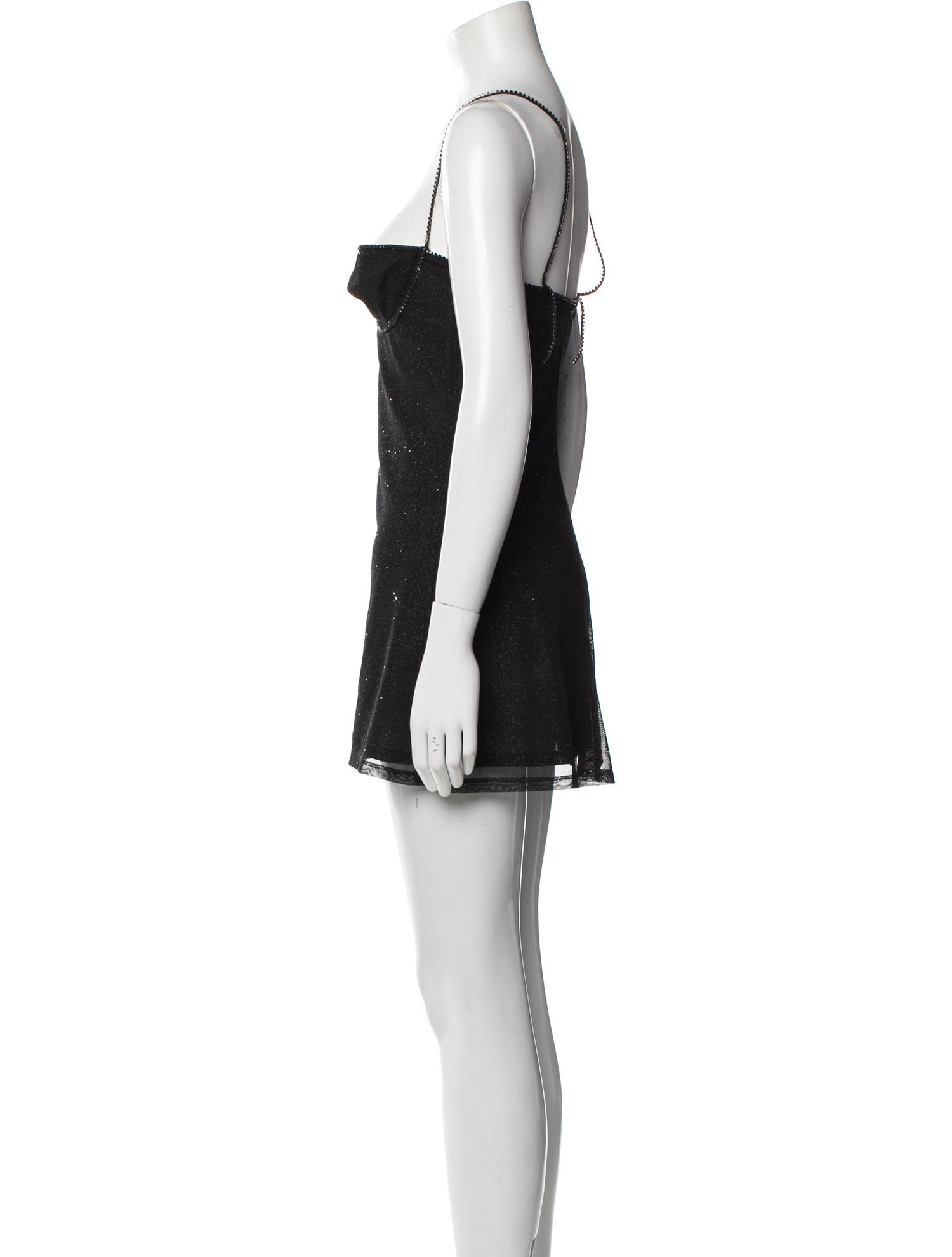 Mirror Palais Square Neckline Mini Dress