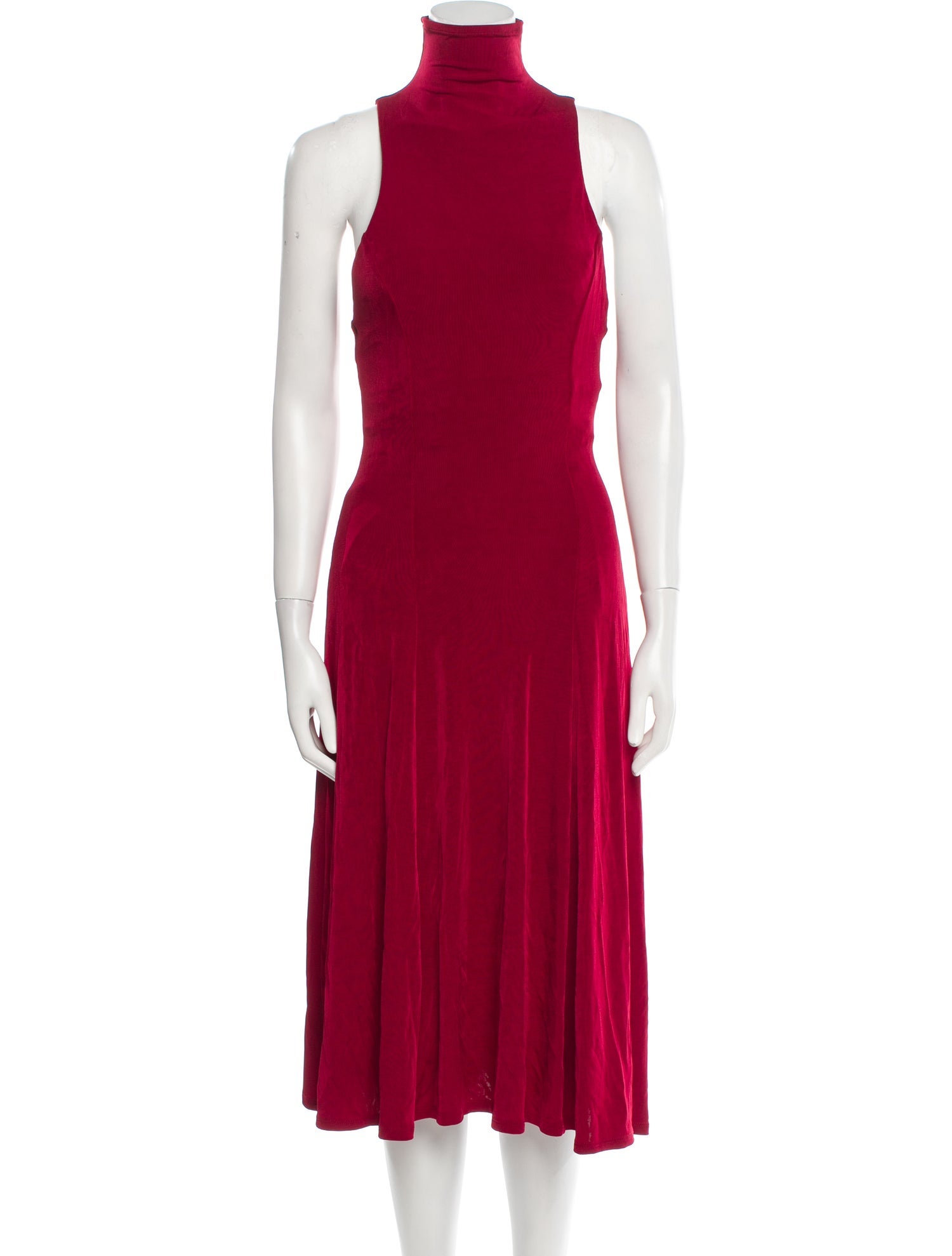 Mirror Palais Turtleneck Midi Length Dress