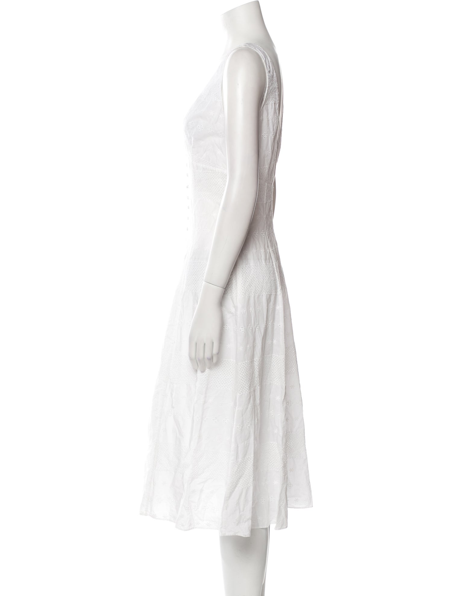 Mirror Palais Plunge Neckline Midi Length Dress