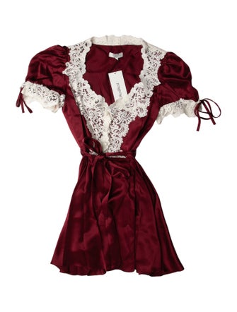 Mirror Palais Silk Mini Dress