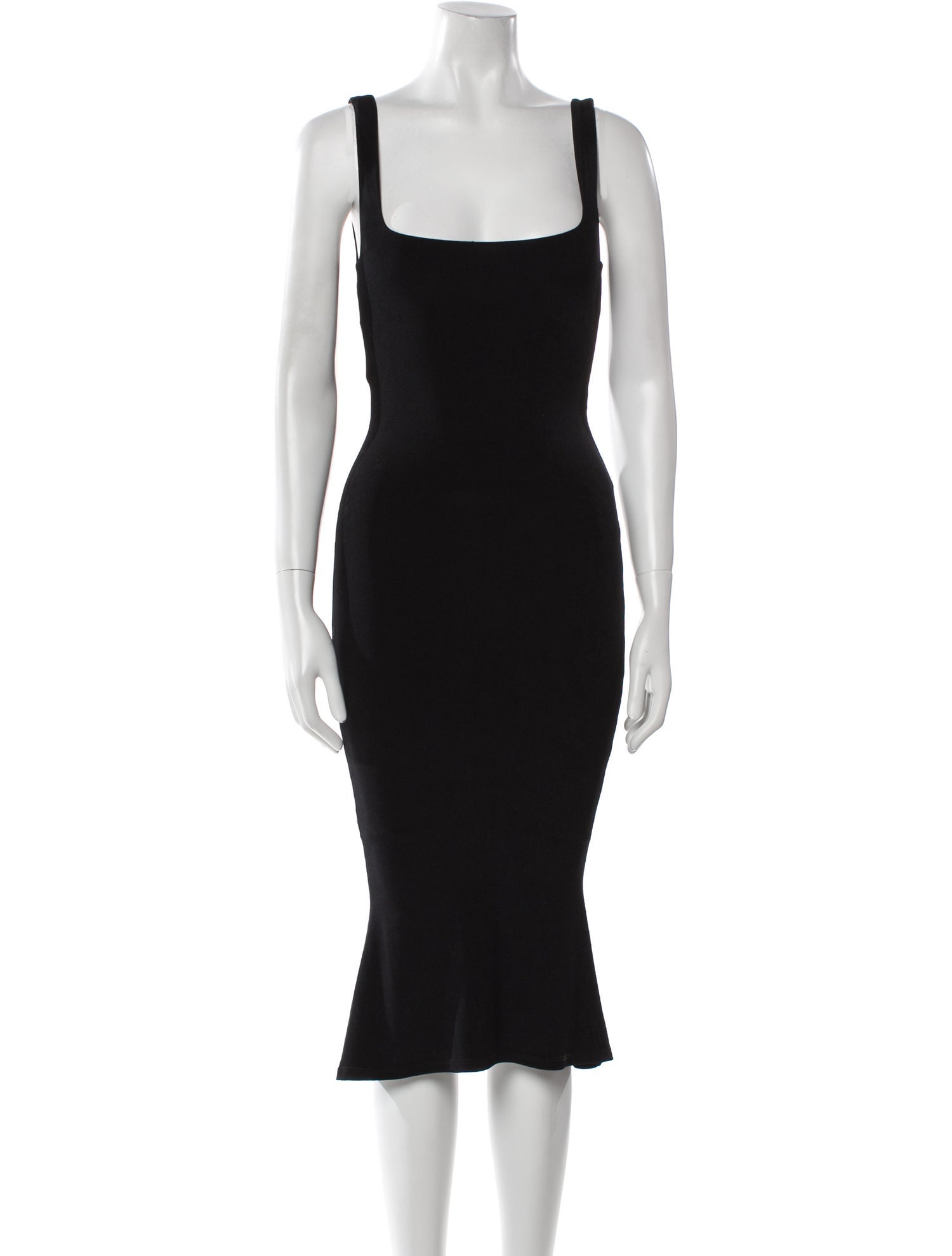 Mirror Palais Square Neckline Knee-Length Dress