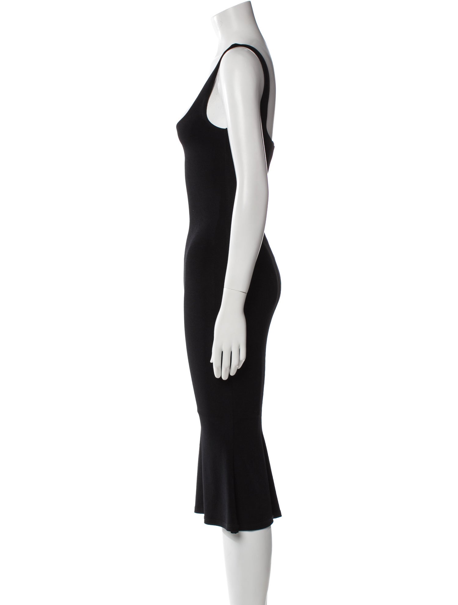 Mirror Palais Square Neckline Knee-Length Dress