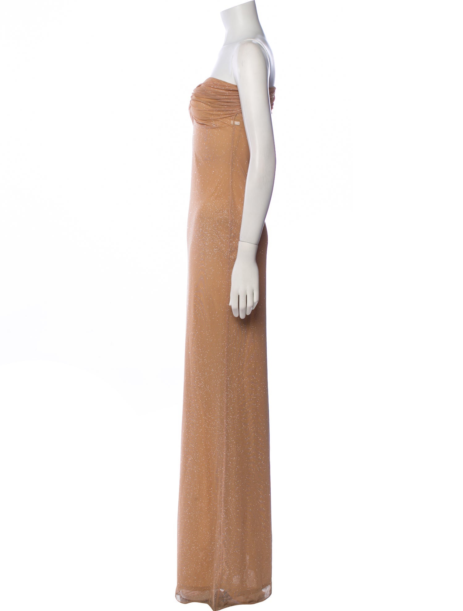 Mirror Palais Strapless Long Dress