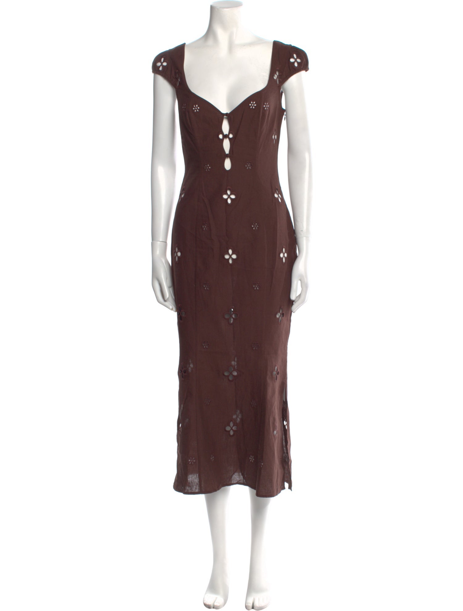 Mirror Palais Square Neckline Long Dress