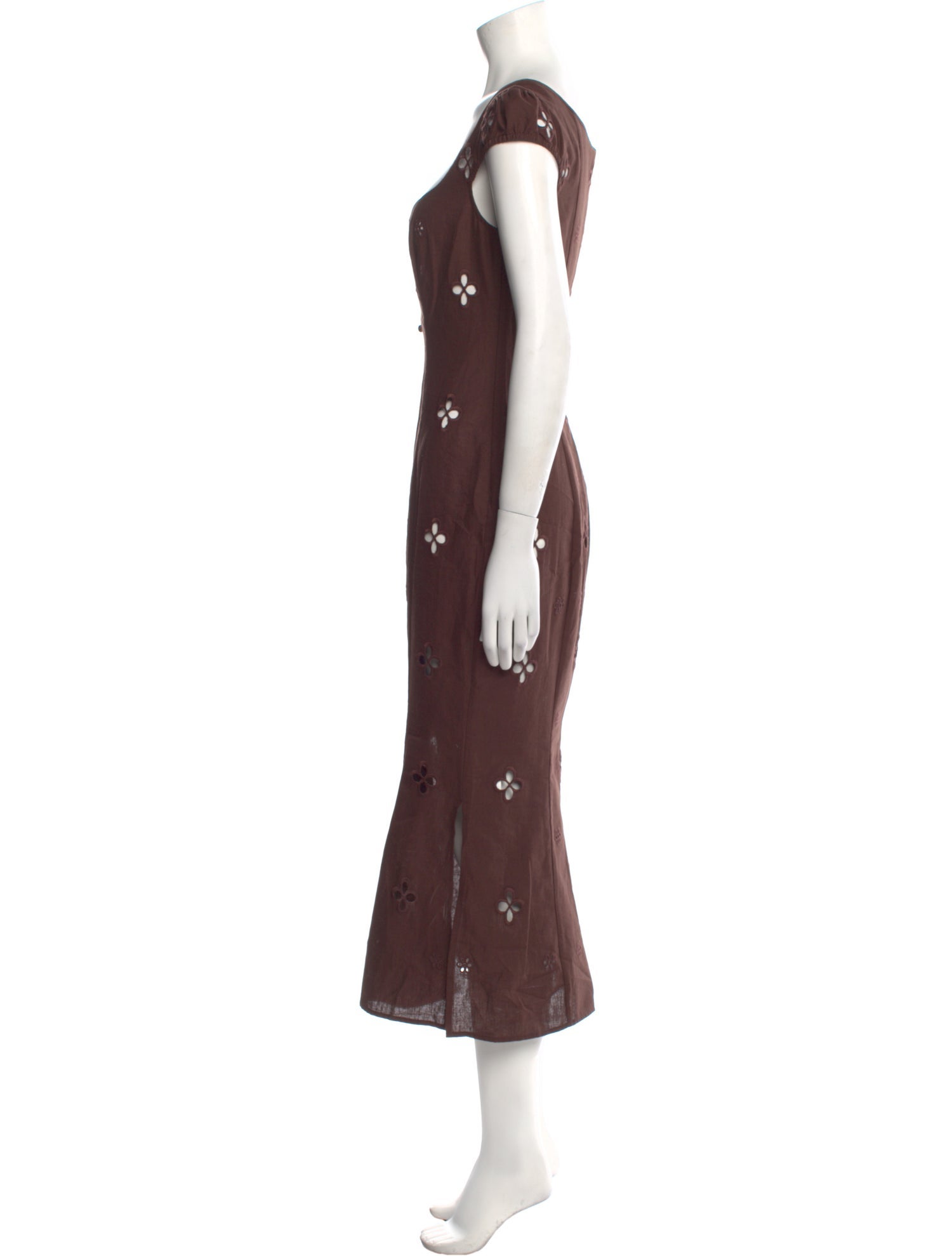 Mirror Palais Square Neckline Long Dress