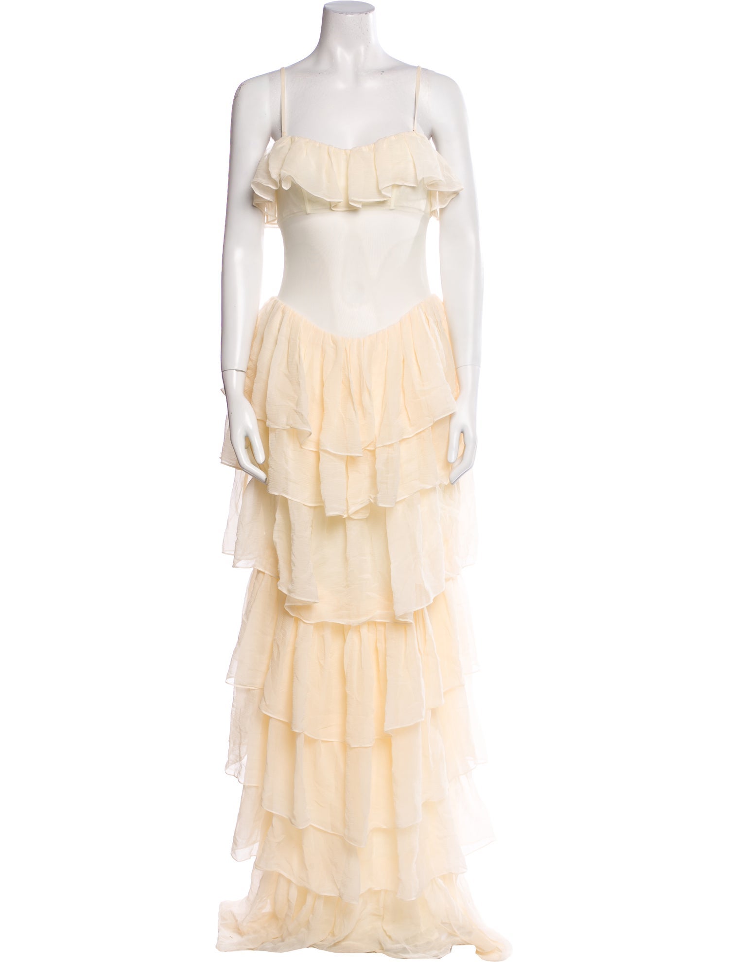 Mirror Palais Silk Long Dress w/ Tags