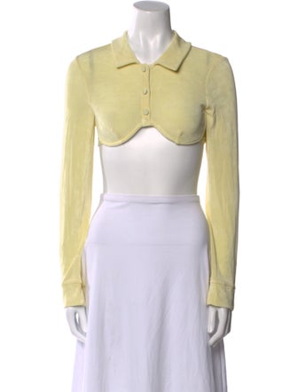 Mirror Palais Long Sleeve Crop Top