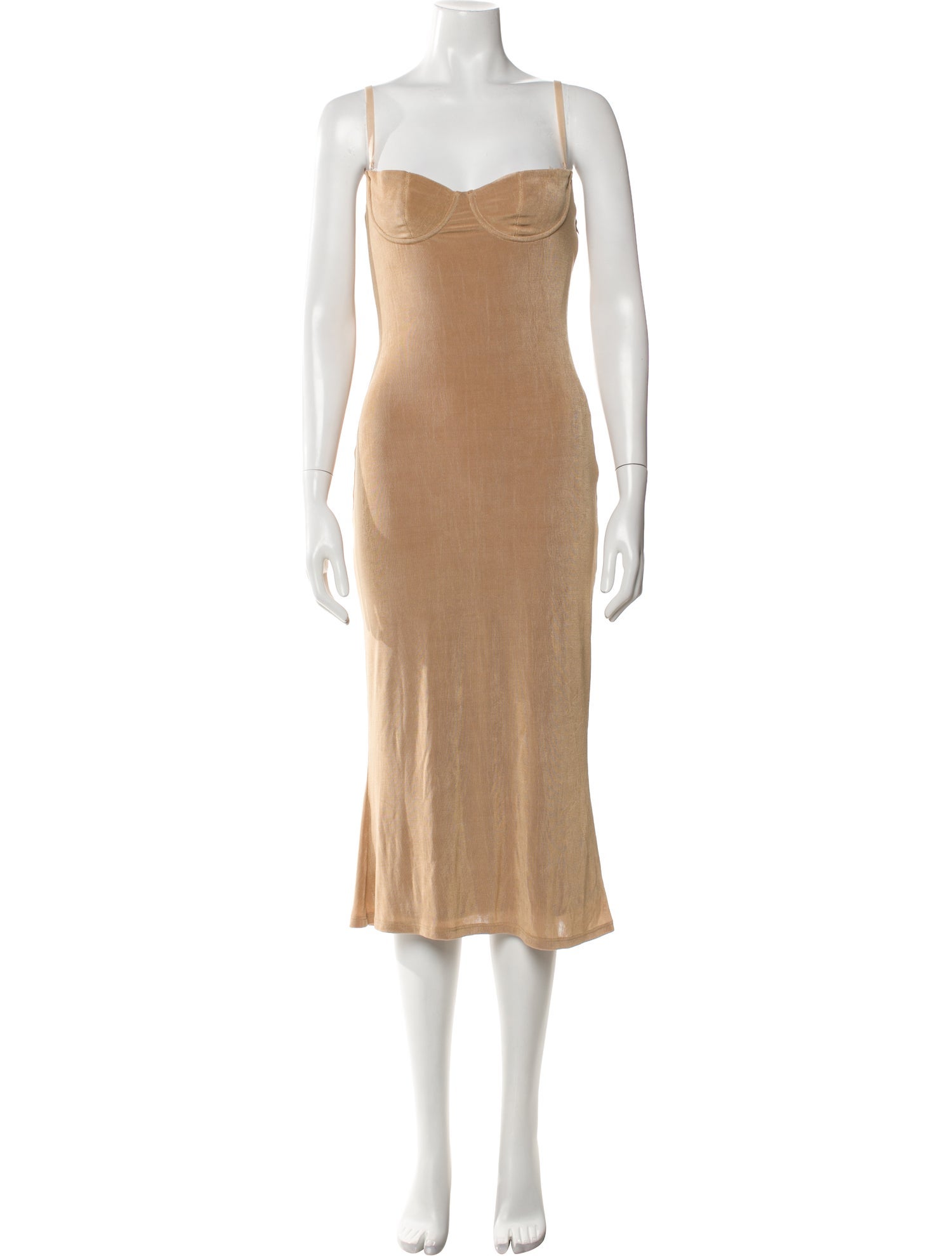 Mirror Palais Square Neckline Knee-Length Dress