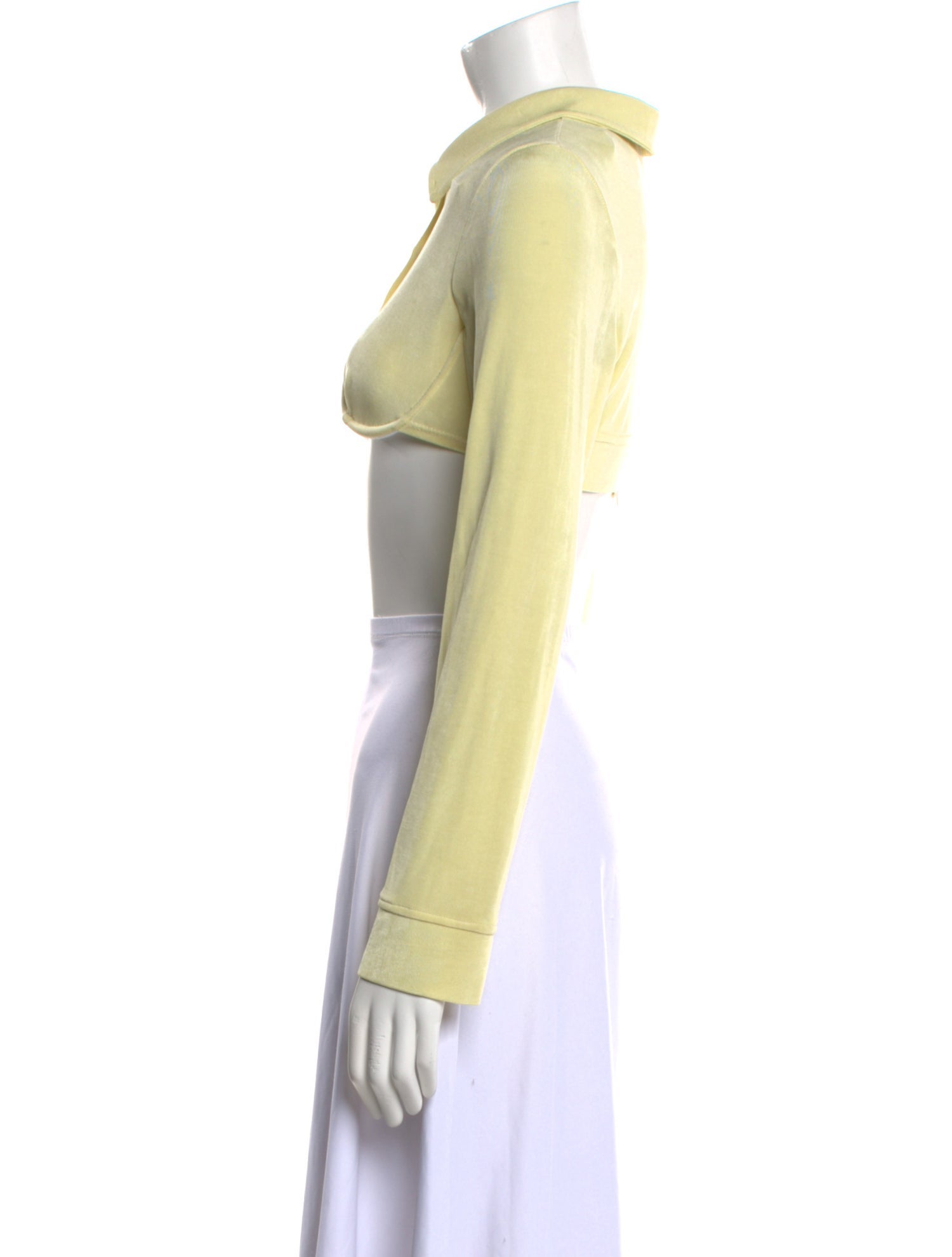 Mirror Palais Long Sleeve Crop Top