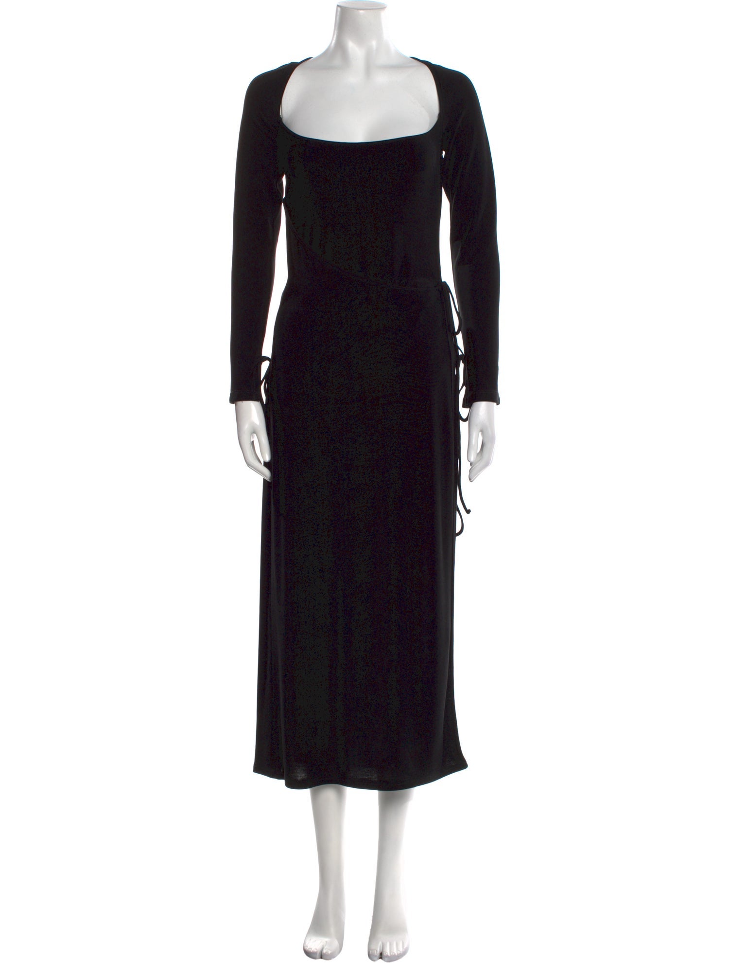 Mirror Palais Square Neckline Midi Length Dress