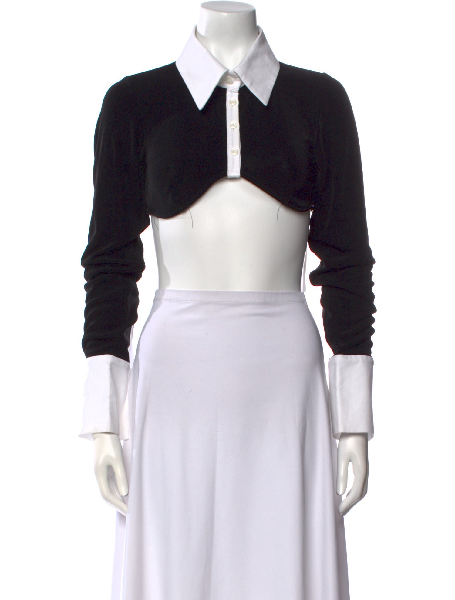 Mirror Palais Long Sleeve Crop Top