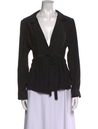 Mirror Palais Silk V-Neck Blouse