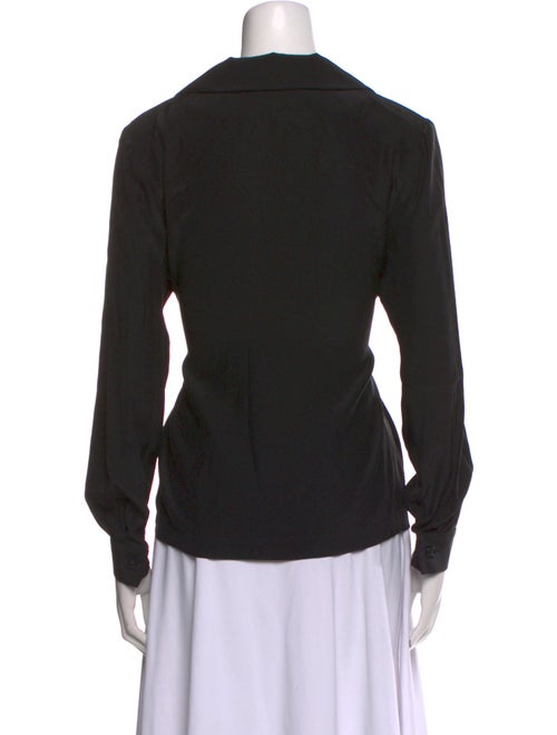 Mirror Palais Silk V-Neck Blouse