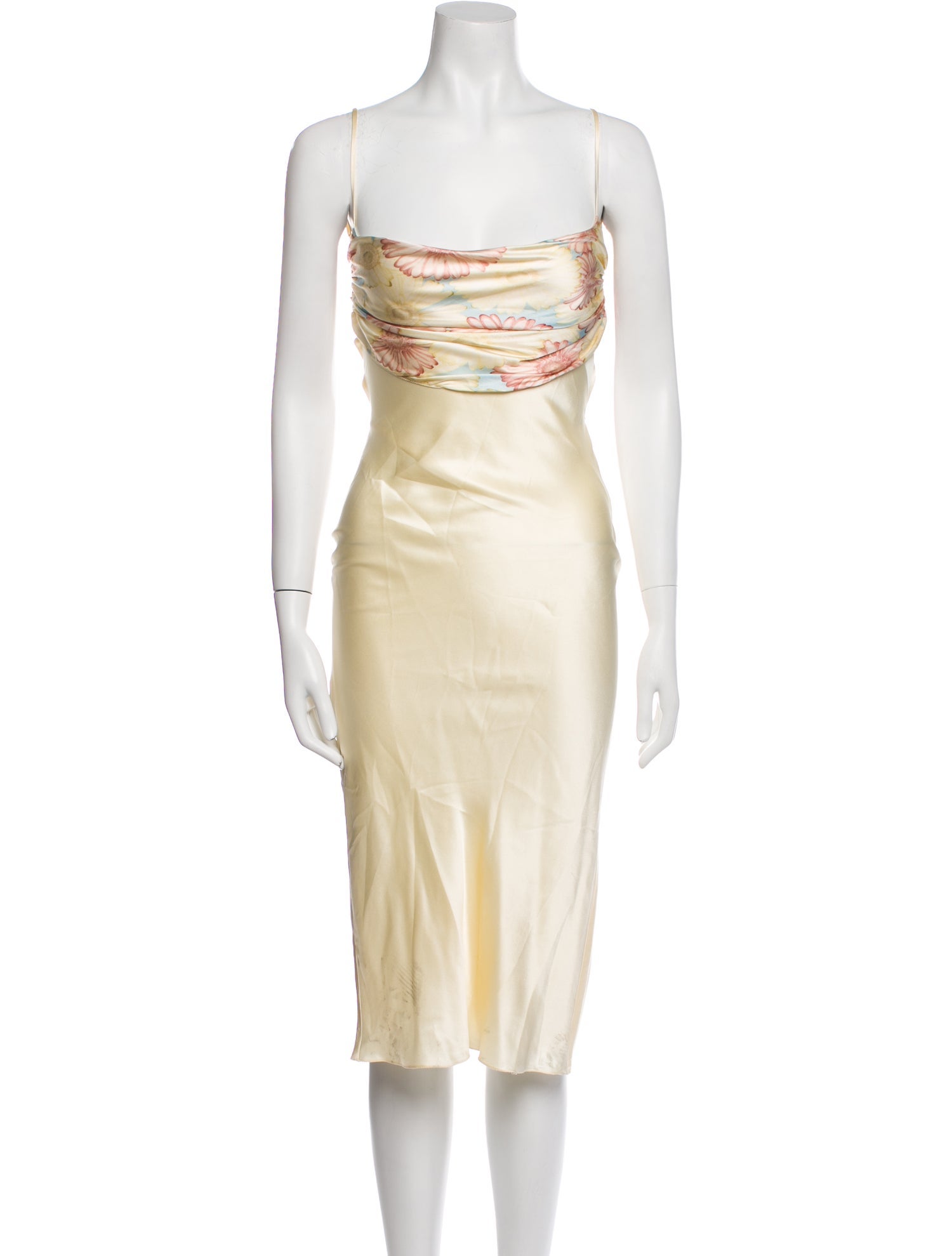 Mirror Palais Silk Midi Length Dress