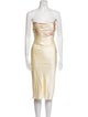 Mirror Palais Silk Midi Length Dress