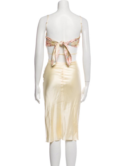 Mirror Palais Silk Midi Length Dress