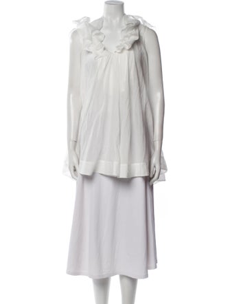 Mirror Palais Mock Neck Sleeveless Tunic