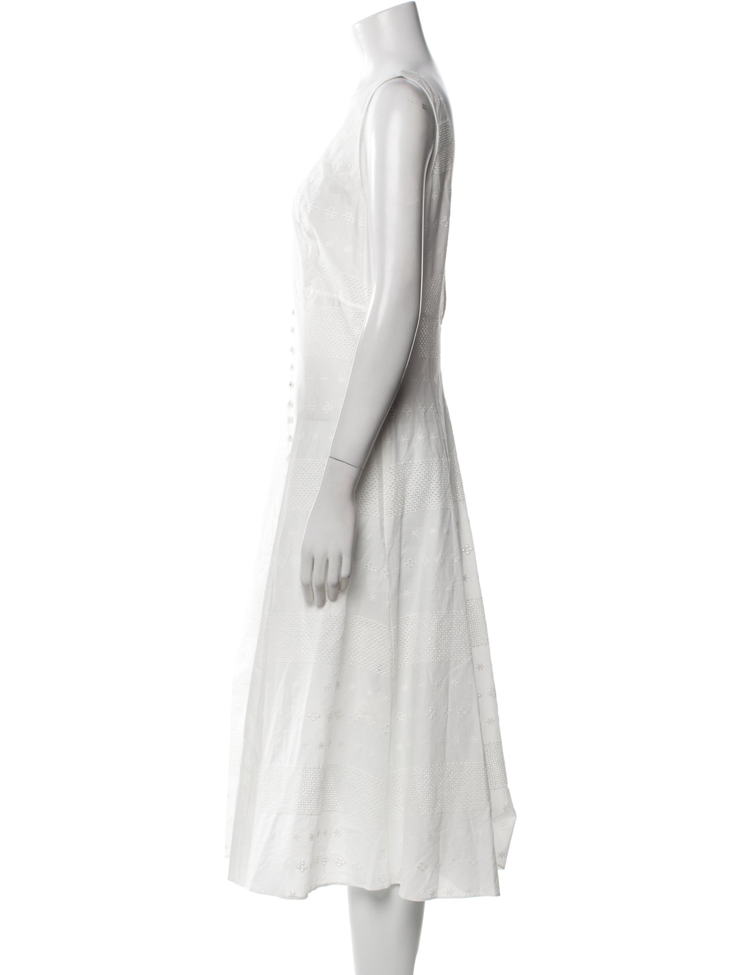 Mirror Palais V-Neck Midi Length Dress