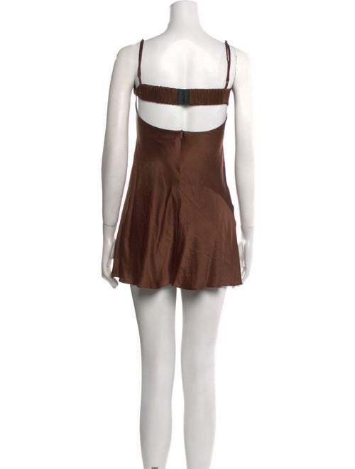 Mirror Palais Silk Mini Dress