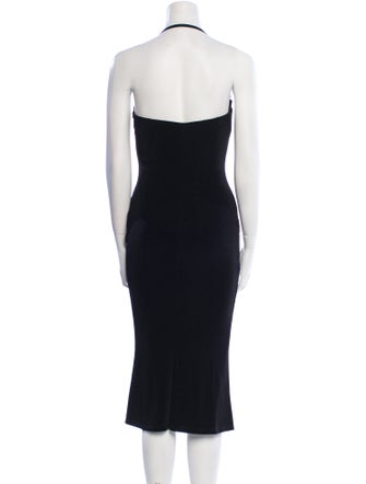 Mirror Palais Halterneck Knee-Length Dress