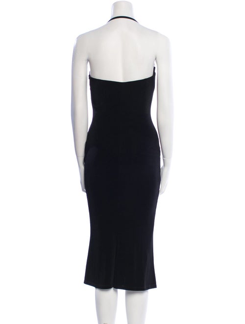 Mirror Palais Halterneck Knee-Length Dress