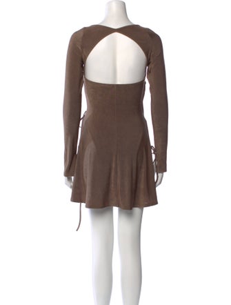 Mirror Palais Silk Mini Dress