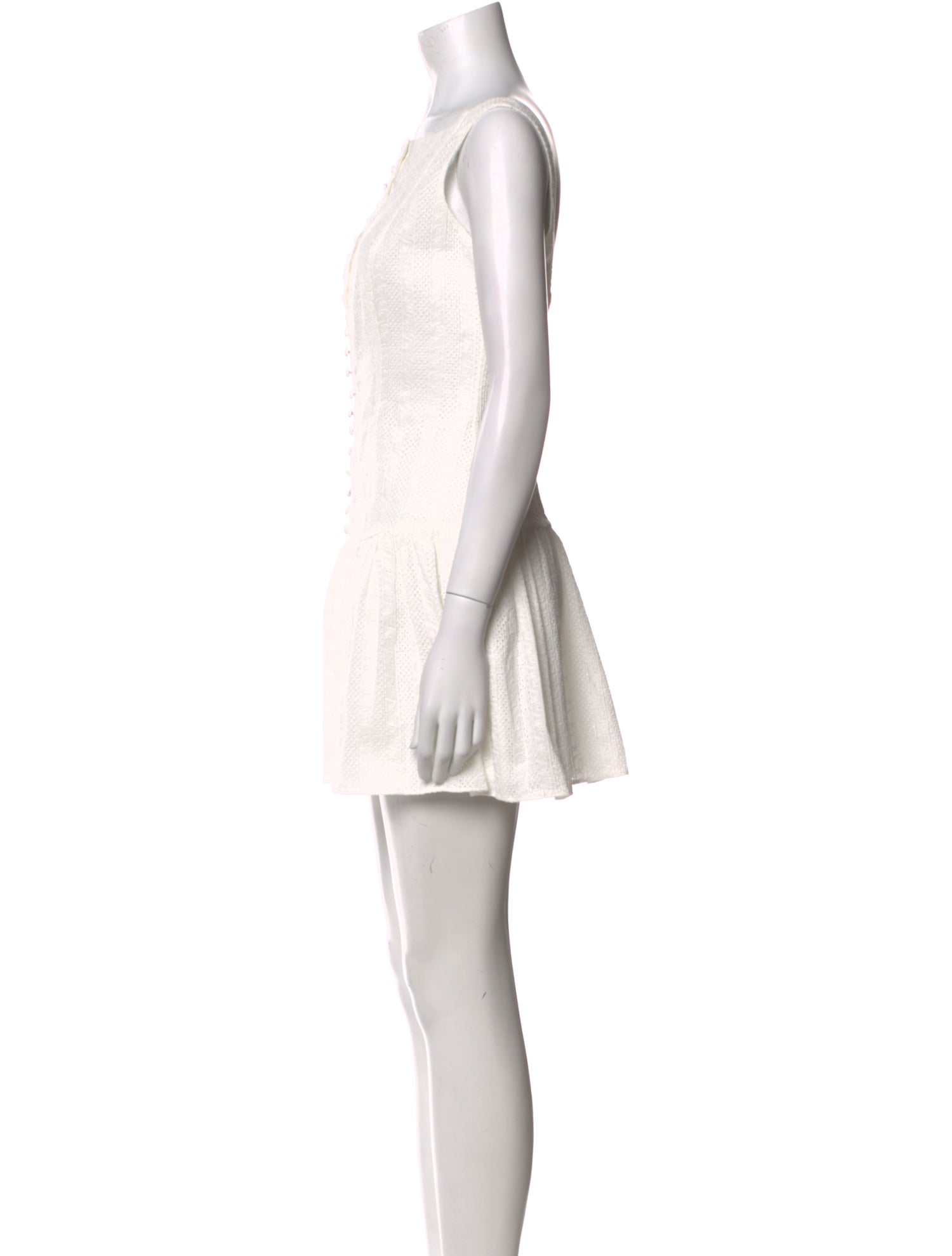 Mirror Palais Bateau Neckline Mini Dress w/ Tags