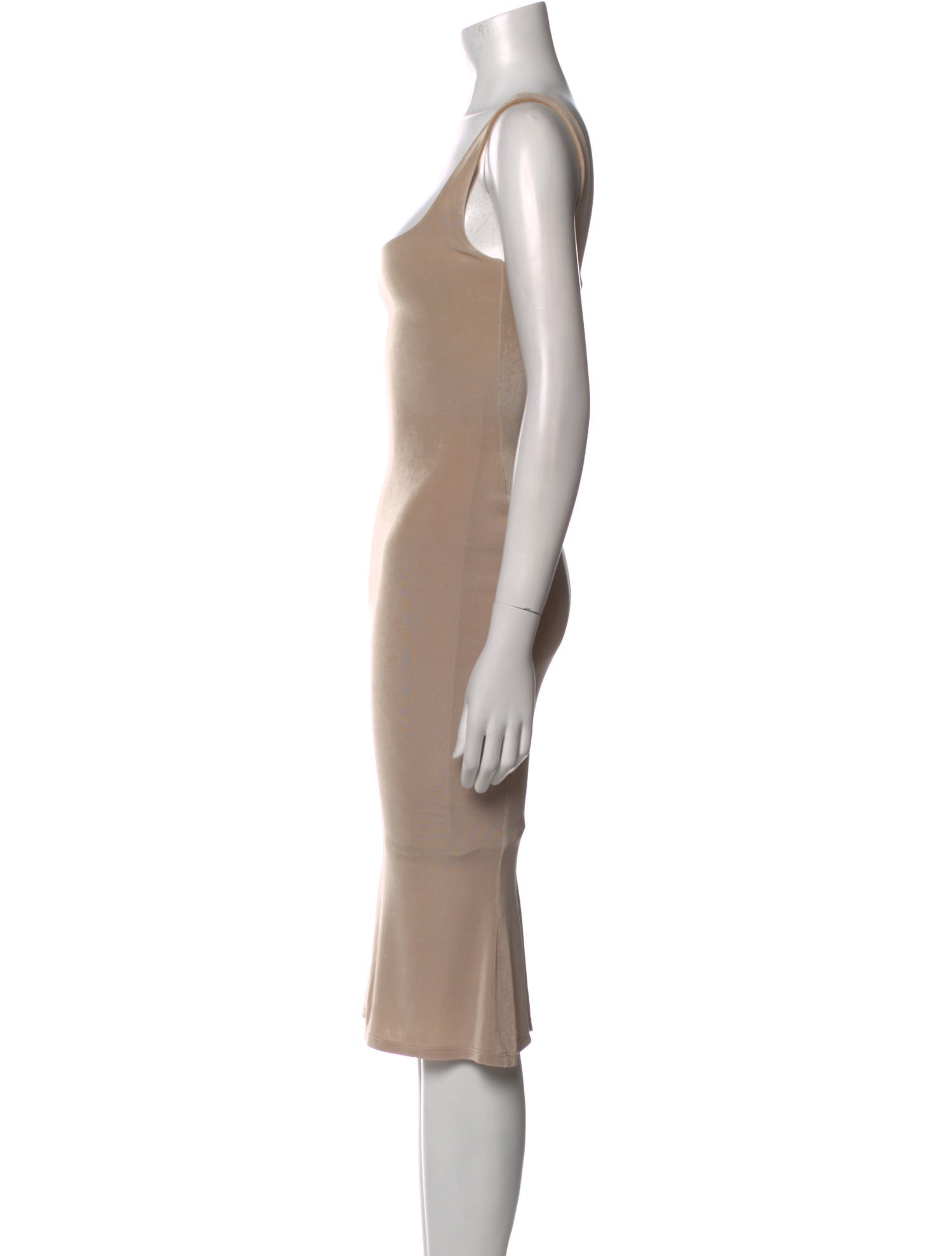 Mirror Palais Square Neckline Midi Length Dress