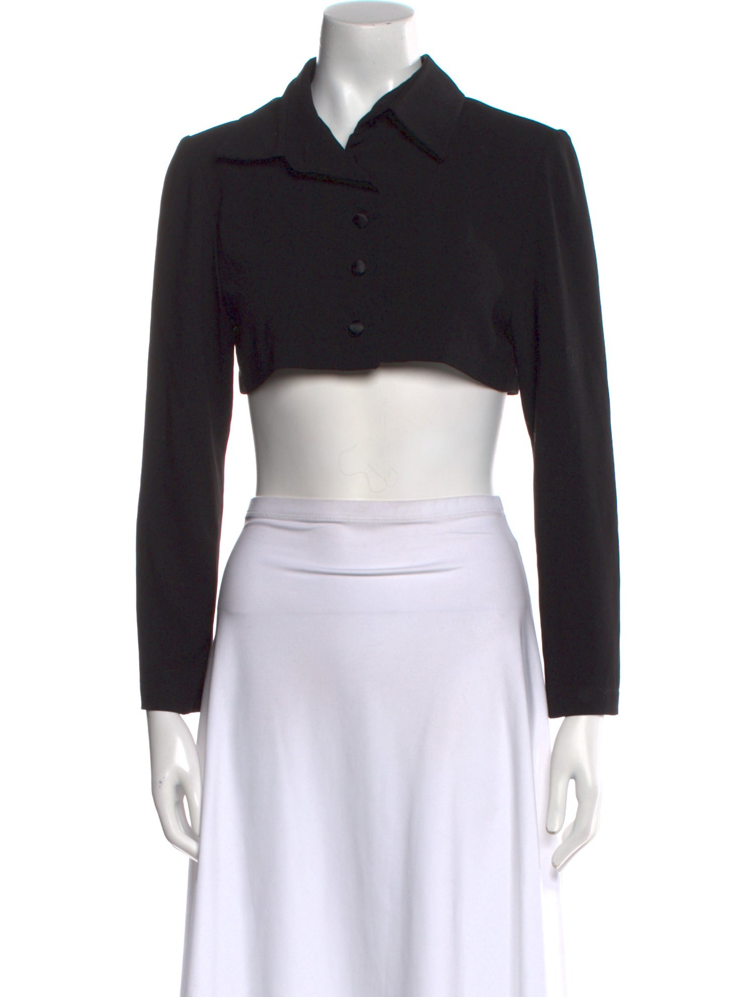 Mirror Palais Long Sleeve Crop Top