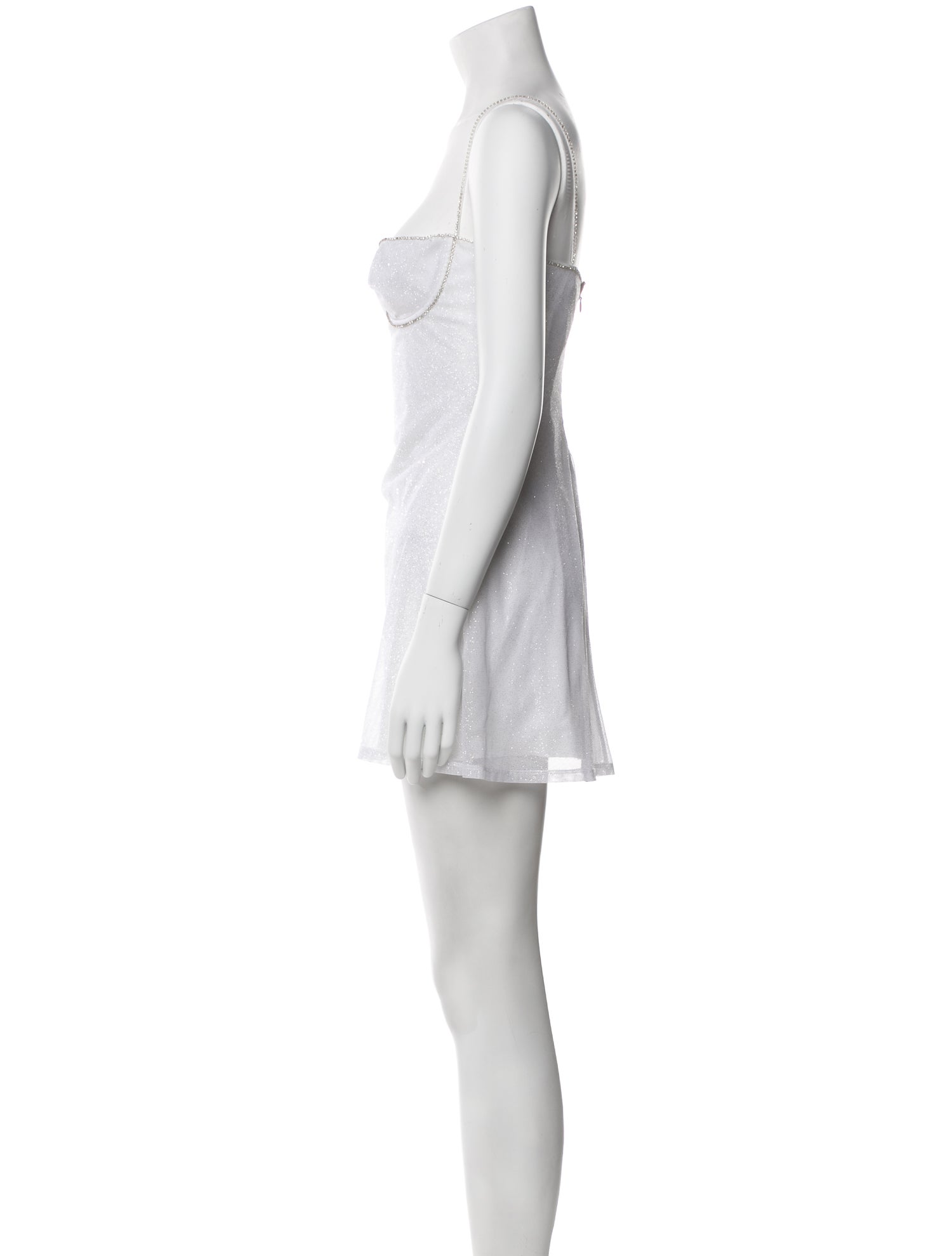 Mirror Palais Square Neckline Mini Dress