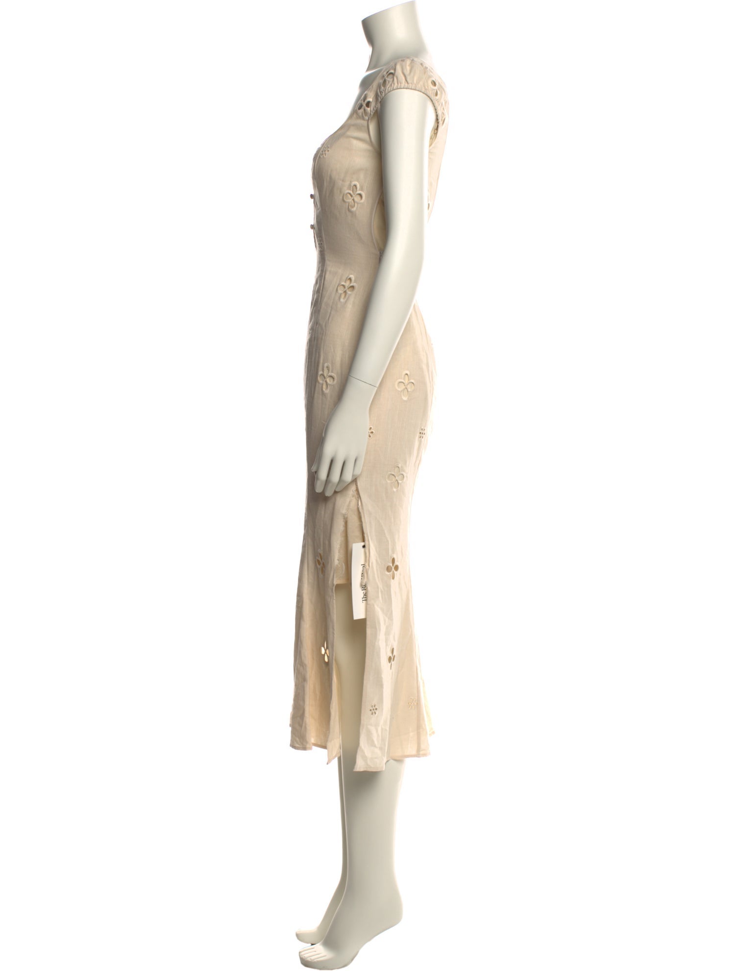 Mirror Palais Square Neckline Midi Length Dress w/ Tags