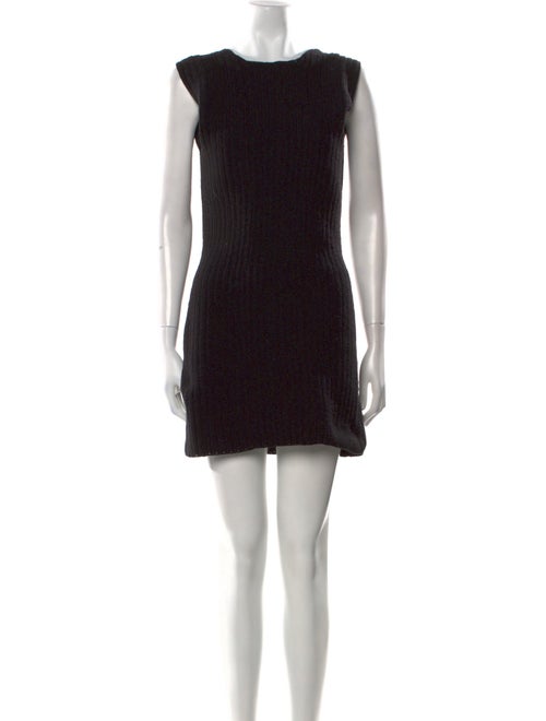 Mozhdeh Matin Scoop Neck Mini Dress