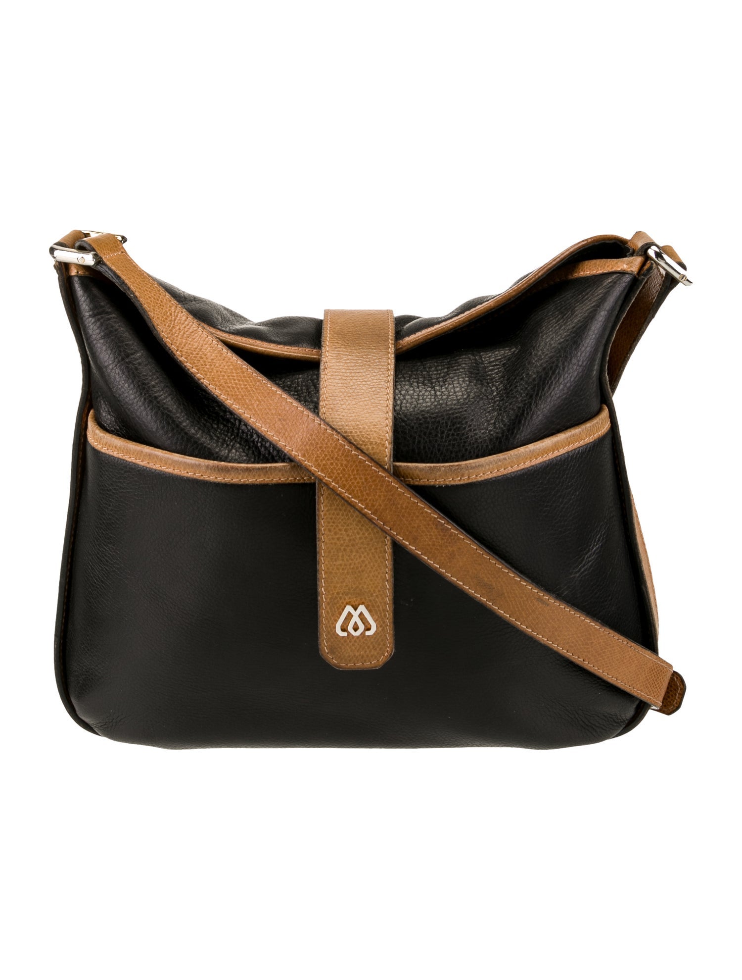 Morabito Paris Leather Messenger Bag