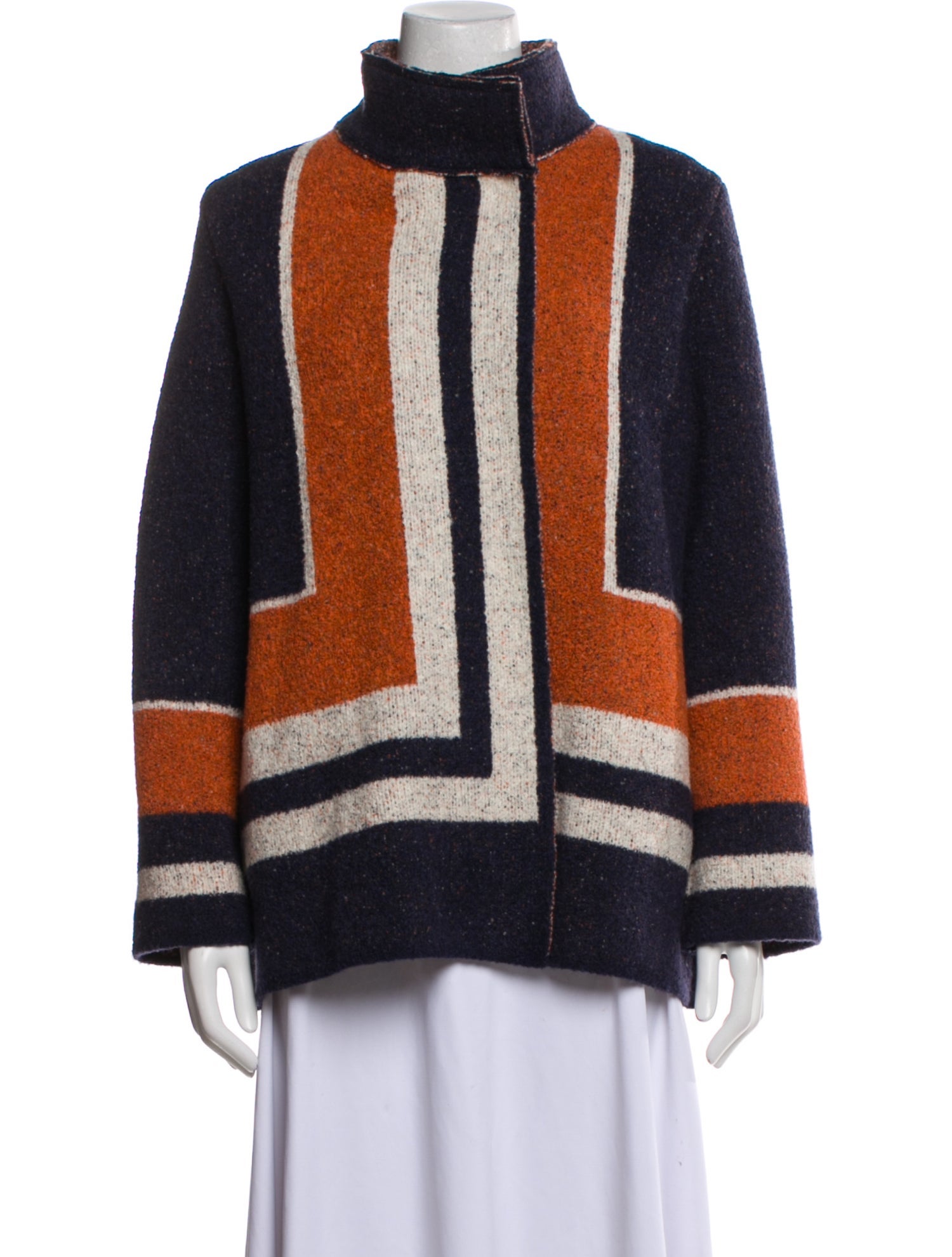 Margon Metamorfosi Virgin Wool Striped Jacket
