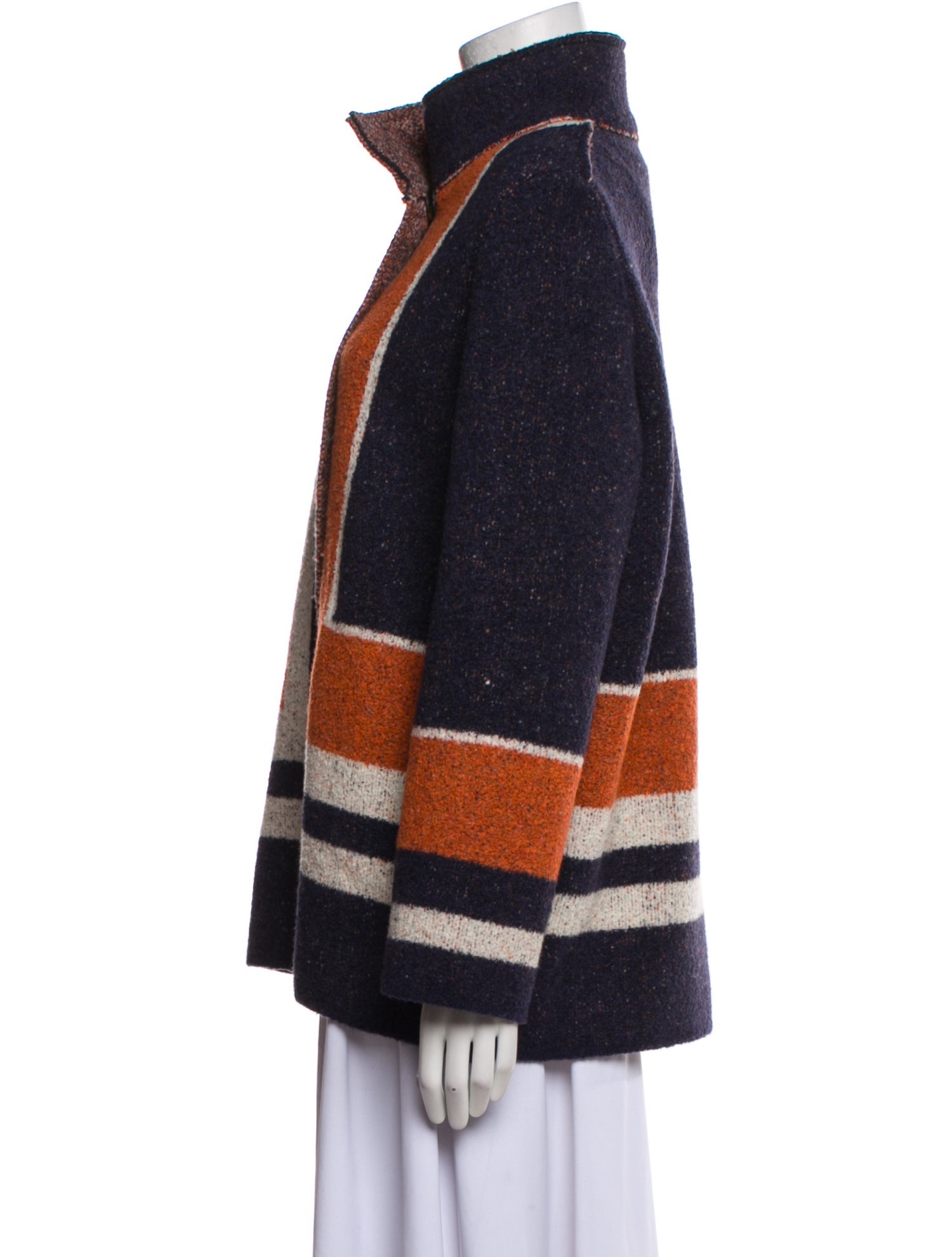 Margon Metamorfosi Virgin Wool Striped Jacket