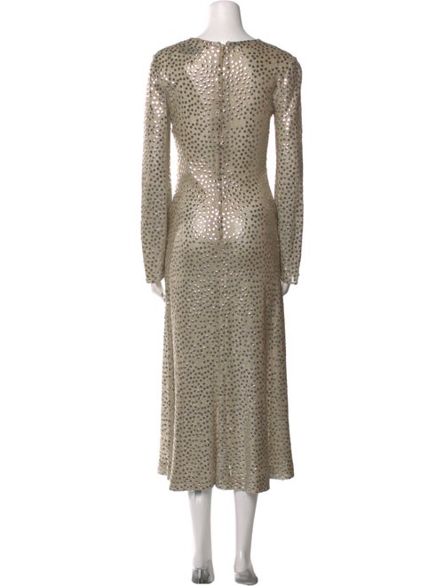 MOLLIE PARNIS STUDIO V-Neck Midi Length Dress