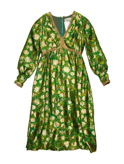 MOLLIE PARNIS STUDIO Floral Print Knee-Length Dress