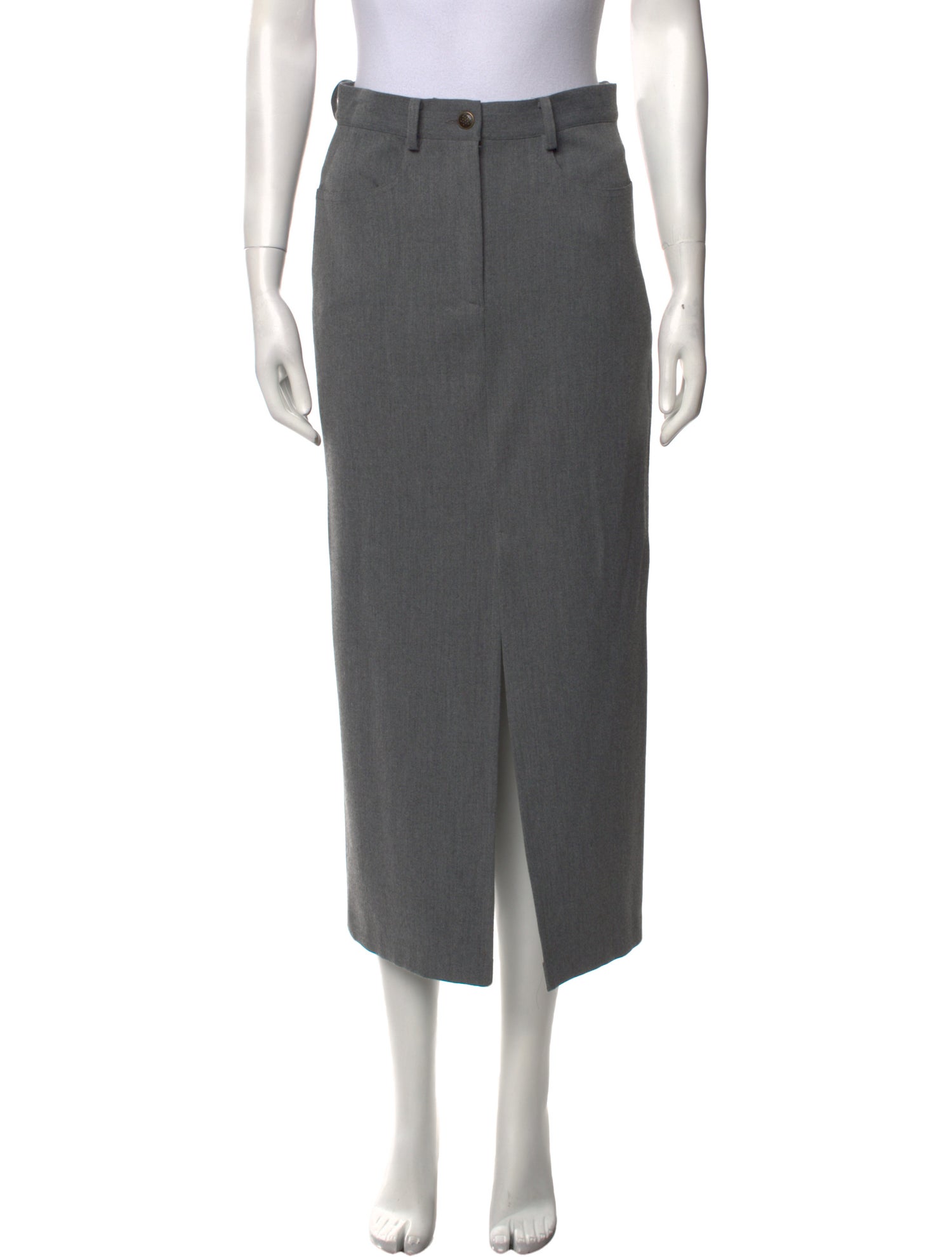 Musier Paris Midi Length Skirt