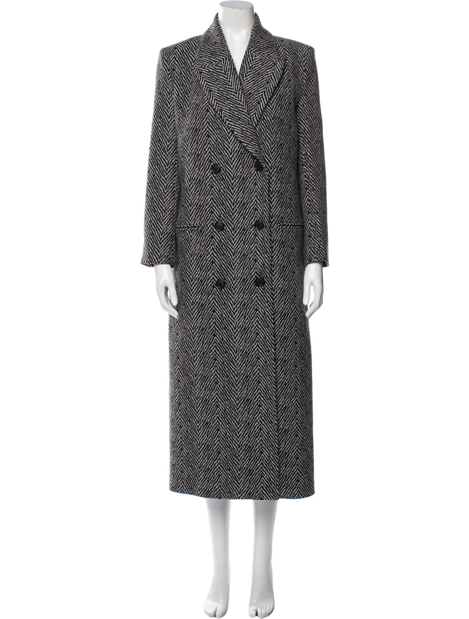 Musier Paris Wool Striped Coat