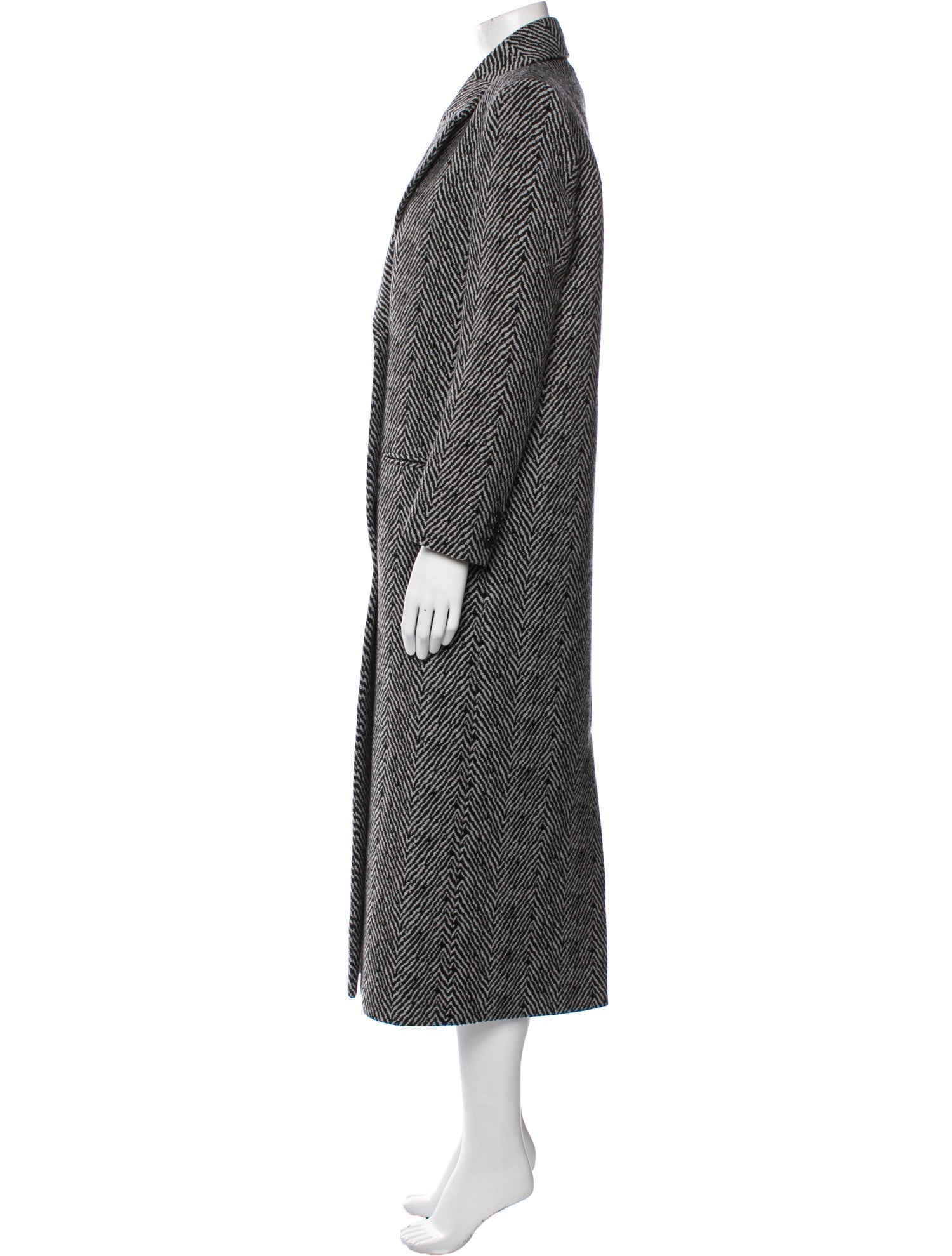 Musier Paris Wool Striped Coat