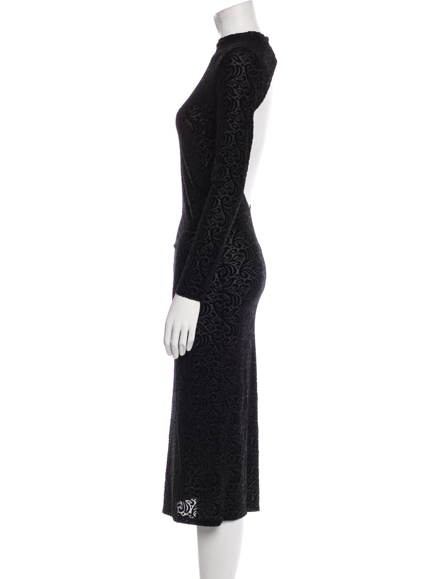 Musier Paris Lace Pattern Midi Length Dress w/ Tags