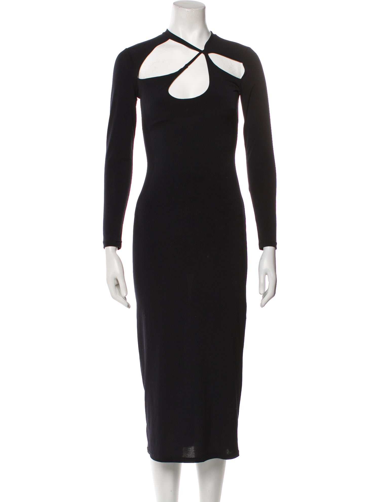 Musier Paris V-Neck Long Dress