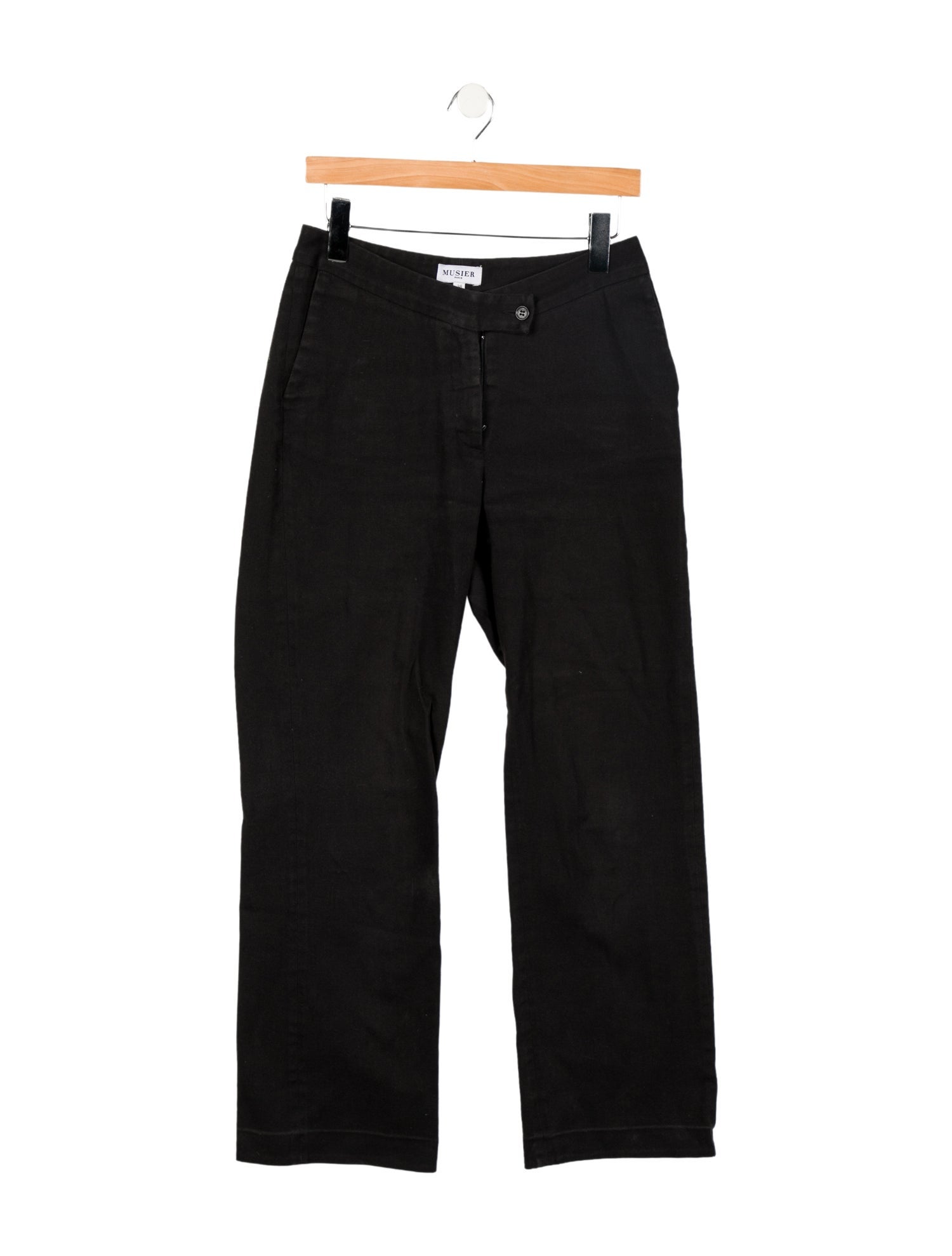 Musier Paris Mid-Rise Wide Leg Jeans